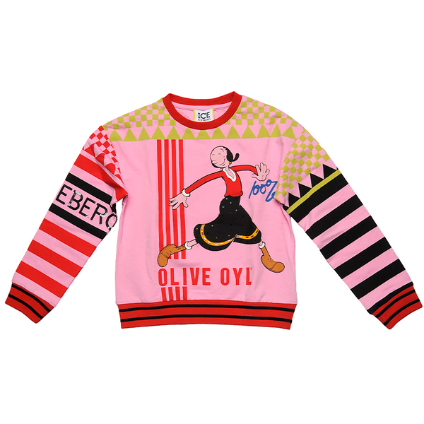 Girl 100% Olive Oyl Crewneck Sweater - Il Bambino Store