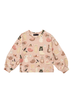 Sweater Pink Sweet Home Print - Il Bambino Store