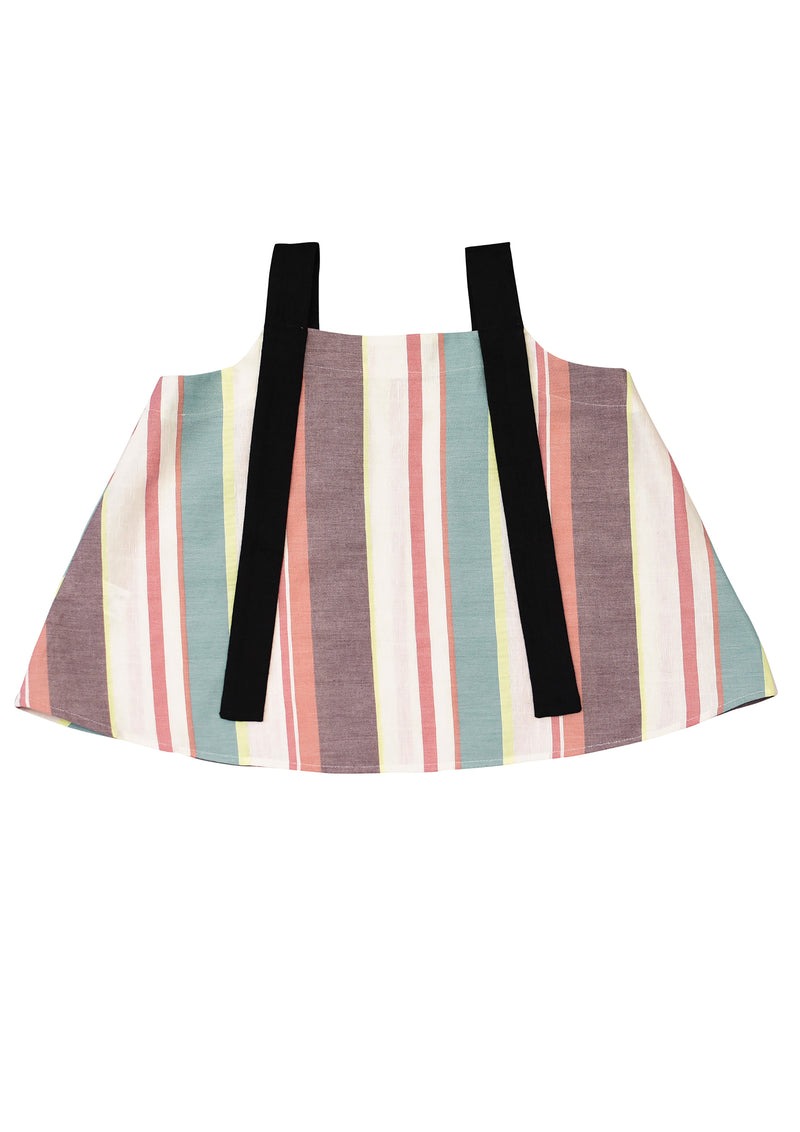 Top with Black Straps For Girls - Il Bambino Store