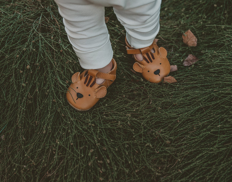Spark Tiger Camel Classic Leather - Il Bambino Store