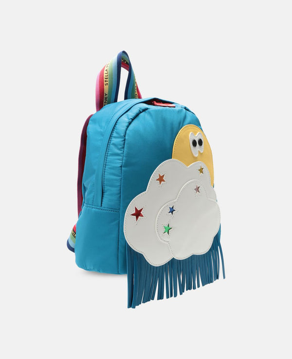 Weather Patches Backpack in Blue - Il Bambino Store