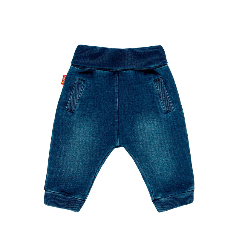 Fleece Denim Trousers for Baby - il Bambino Store