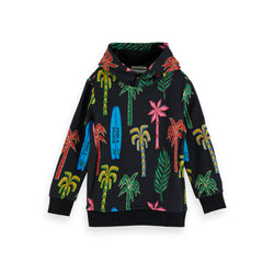 Boys All-Over Printed Hoodie - il Bambino Store