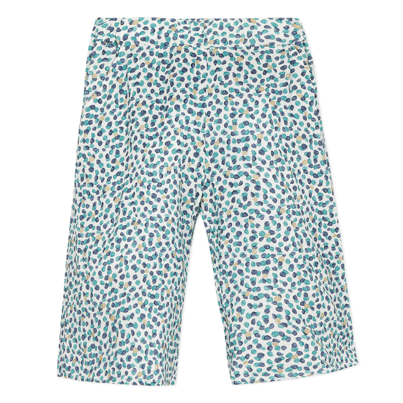 Blue Micro Dot Soft Pants - Il Bambino Store