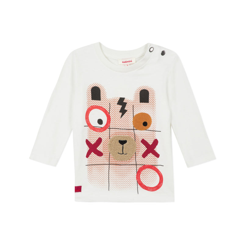 T-Shirt with Dog Visual - Il Bambino Store