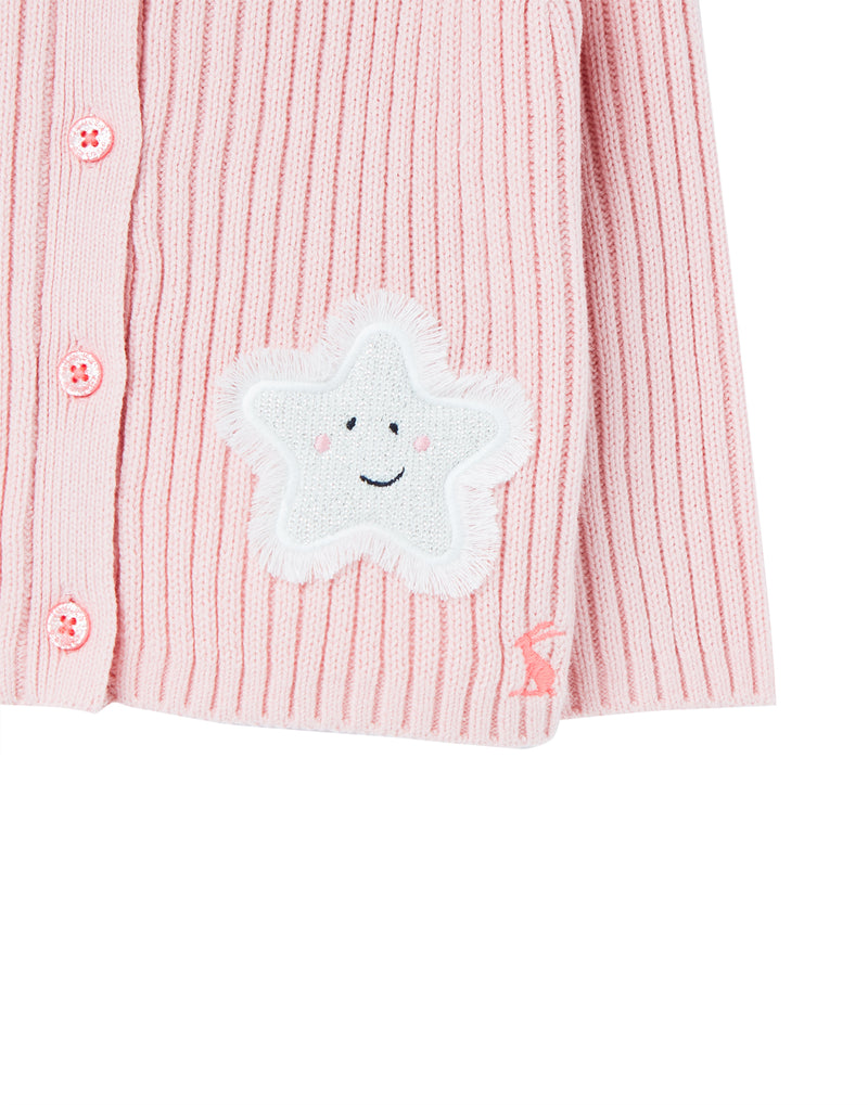 Pink Stars Knit Cardigan - Il Bambino Store