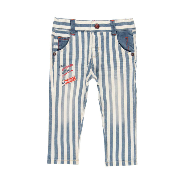 Denim Stretch Trousers for Boy - il Bambino Store