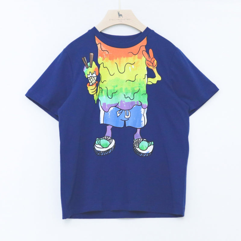 SS Tee with Rainbow Monster Print - il Bambino Store