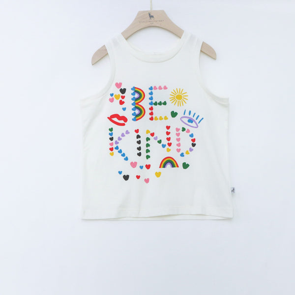 Jersey Tank with Be Kind Print - il Bambino Store
