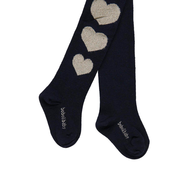 Thick Tights Hearts for Girl - Il Bambino Store