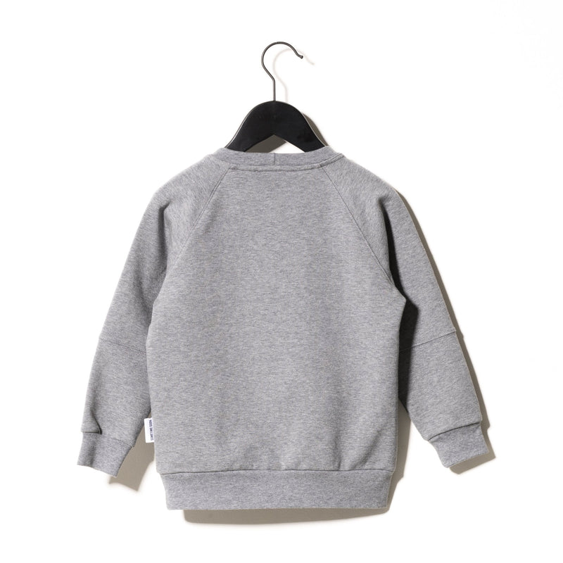 Malcolm Long Sleeve T-Shirt in Grey Melange - Il Bambino Store