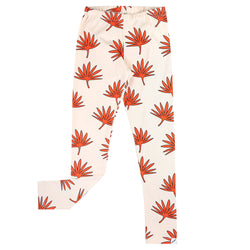 Palm Leaf Legging (Crème Brulee) - il Bambino Store