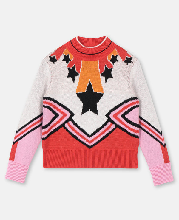 Cheerleader Intarsia Sweater - Il Bambino Store