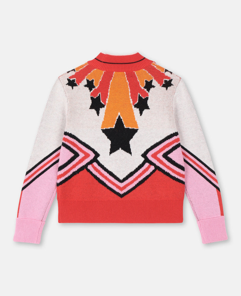 Cheerleader Intarsia Sweater - Il Bambino Store