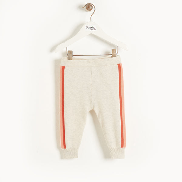 Garda Striped Jogging Trouser (Peach Stripe) - il Bambino Store
