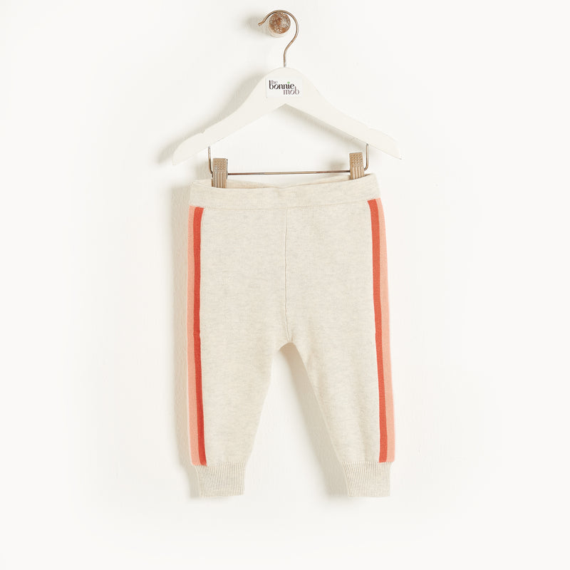 Garda Striped Jogging Trouser (Peach Stripe) - il Bambino Store