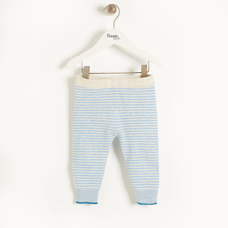 Halo Knitted Trouser (Blue) - il Bambino Store