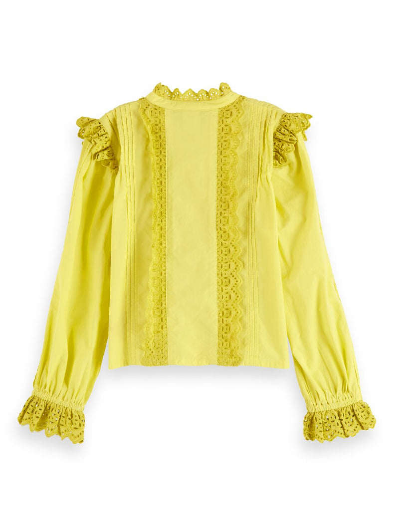 Lacy Long Sleeve Top for Girls - Il Bambino Store