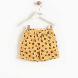 Miami Comfy Shorts (Mustard Leopard) - il Bambino Store