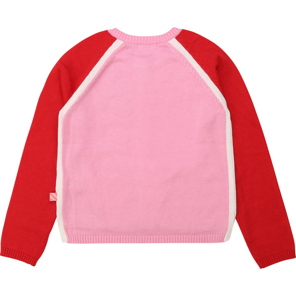 Knit Cardigan with Front Patches - Il Bambino Store