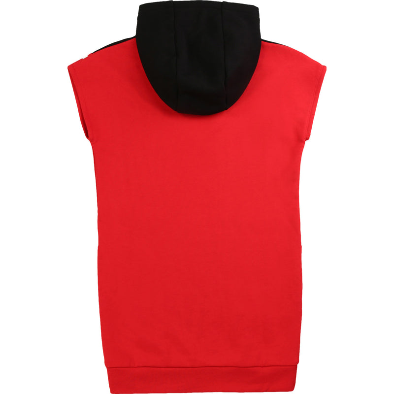 Short Sleeve Hooded Colorblock French Terry Dress - Il Bambino Store