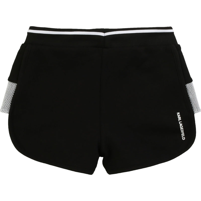 Sweatshorts with Side Panels and Small Logo Print On Front - Il Bambino Store