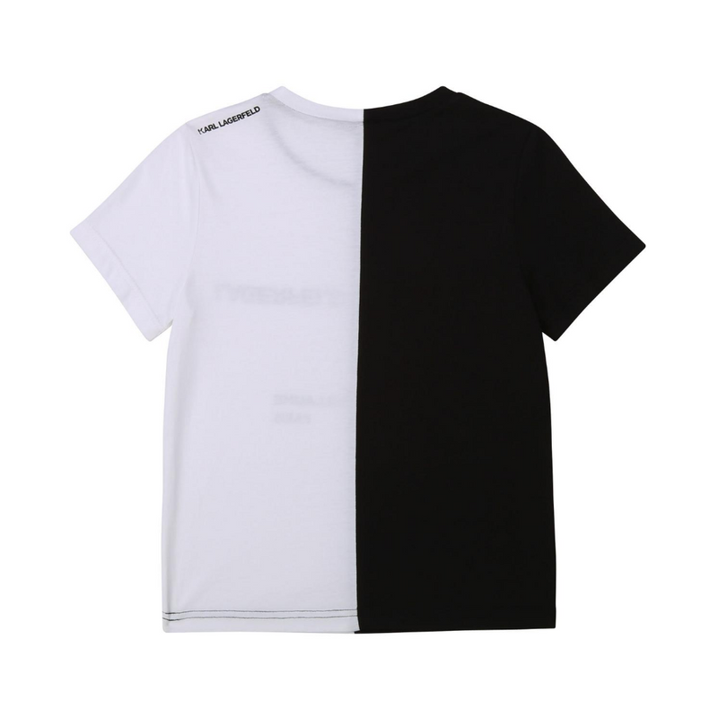 Short Sleeve Color-block Tee with Logo - Il Bambino Store