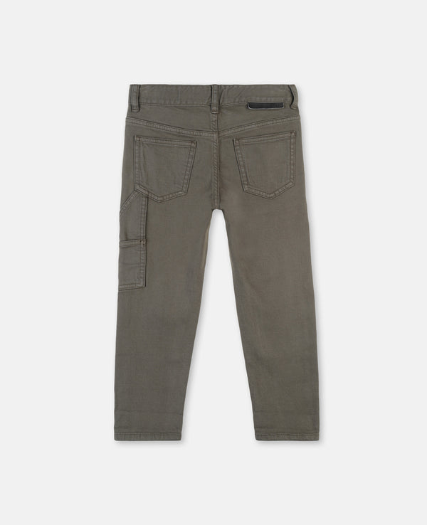 Boy Denim Trousers with Knee Patches - Il Bambino Store