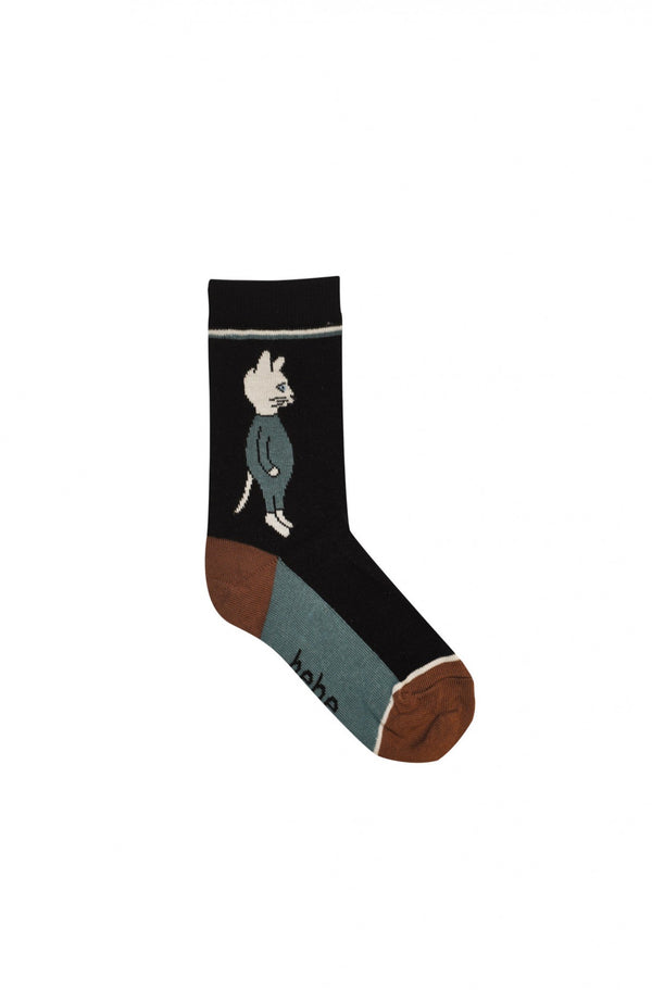 Socks Black with Mousy - Il Bambino Store