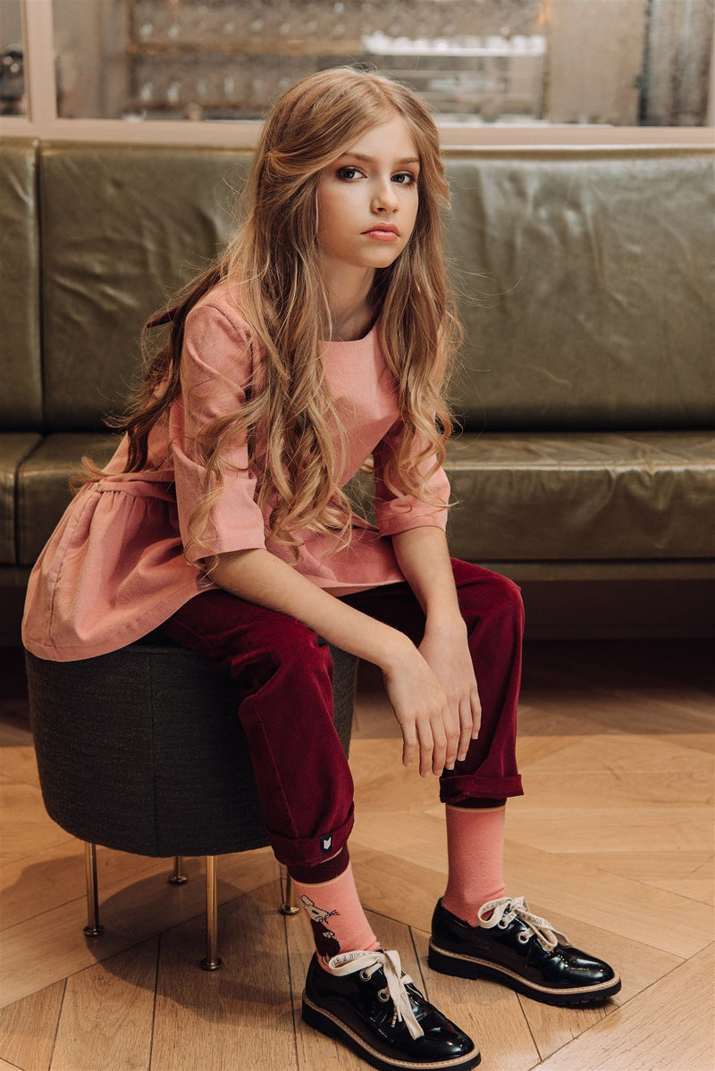 hebe.girl il Bambino Store | HEBE | Pink Socks with Mousy