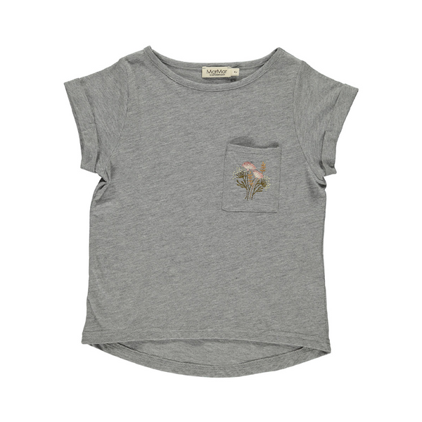 Tavora T-Shirt in Grey Melange - il Bambino Store