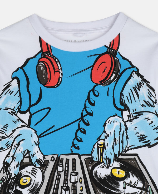 Long Sleeve Tee with Monster DJ - Il Bambino Store