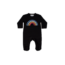 Reflective Rainbow Footsay Black - Il Bambino Store