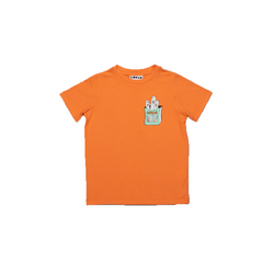 Chalk Friends T-Shirt Tangerine - il Bambino Store